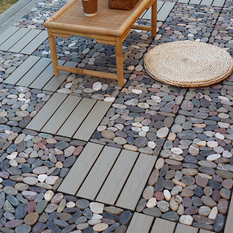 Premium WPC Outdoor Flooring: Anti-corrosion, Anti-slip, Easy Assembly for Patio, Balcony, Courtyard.
