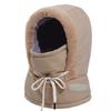 Hat Female Winter Riding Electric Vehicle Warm Artifact Thickened Cotton Hat Windproof and Cold Mask Winter Male