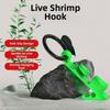 5Pcs Sharp Barbed Luminous Live Shrimp Hooks Anti-entanglement Fishing Hooks String Hook  for Shrimp