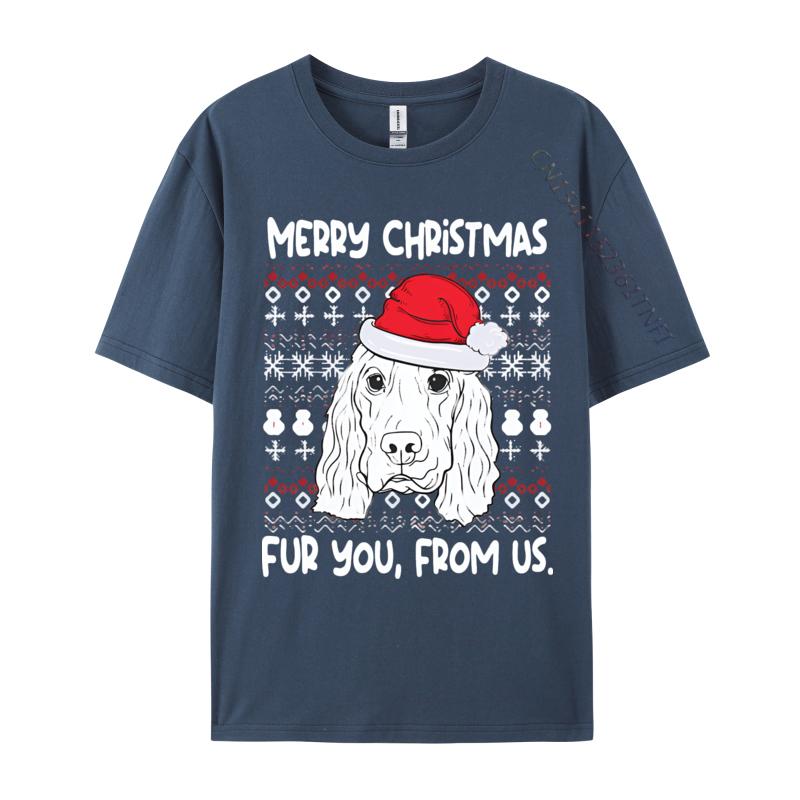 Hip Hop Cocker Spaniel Christmas Funny Dog Lover Tshirt Men T Shirt Funny Cotton Tops Tees Party Printed Tshirt