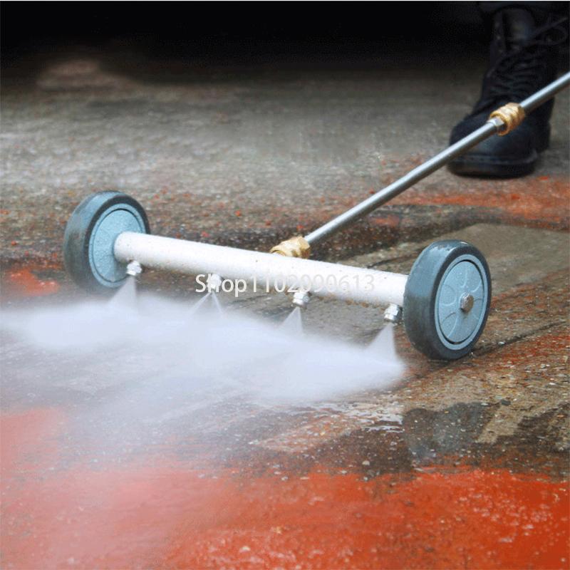 16 inch High Pressure Car Chassis Washer Under Body Cleaning Water Broom Brush Car Cleaner With 1/4 Connector 3 Wands Set