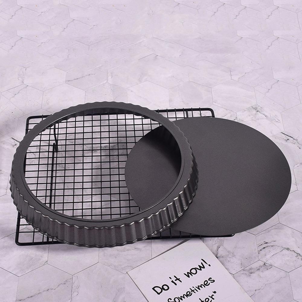 Carbon Steel Baking Mold Removable Bottom French Pastry Baking Mold Pudding Mould Quiche Making