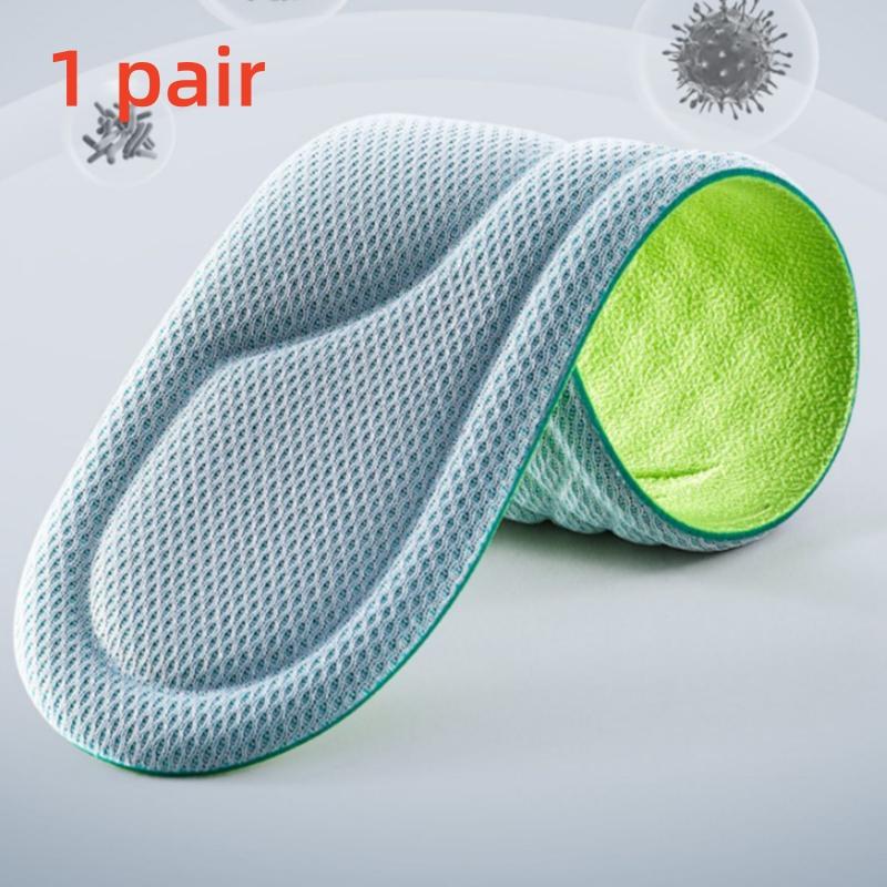 

1/3 пары мягких стельок из пены с эффектом памяти для обуви для мужчин и женщин, дезодорант, впитывание пота, массаж, спортивные стельки, подошва для обуви для ног, бег 43-44