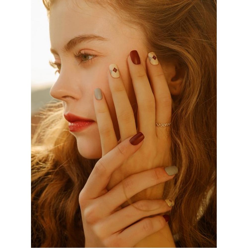 Muzmak Reusable Nail Tip Argyle Sweater Regular Square NONE 1830₽