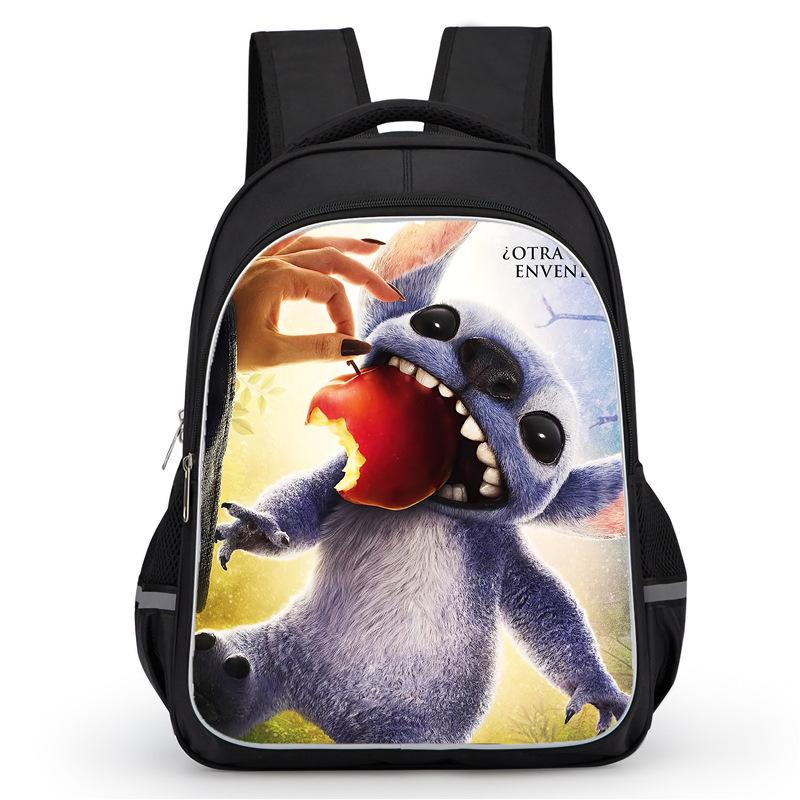 Stitch Peripheral Anime Backpack Men'S And Women'S School Bags
