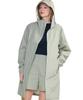 Aigle Official MTD Rain Pack Pocketable Hooded Sage Size Small Waterproof, Breathable, Water-Repellent Zip-Up Coat, Green,
