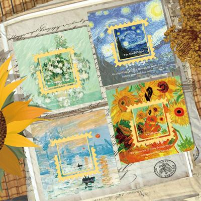 Van Gogh Oil Painting Metal Bookmark - Classical Souvenir Clip Gift