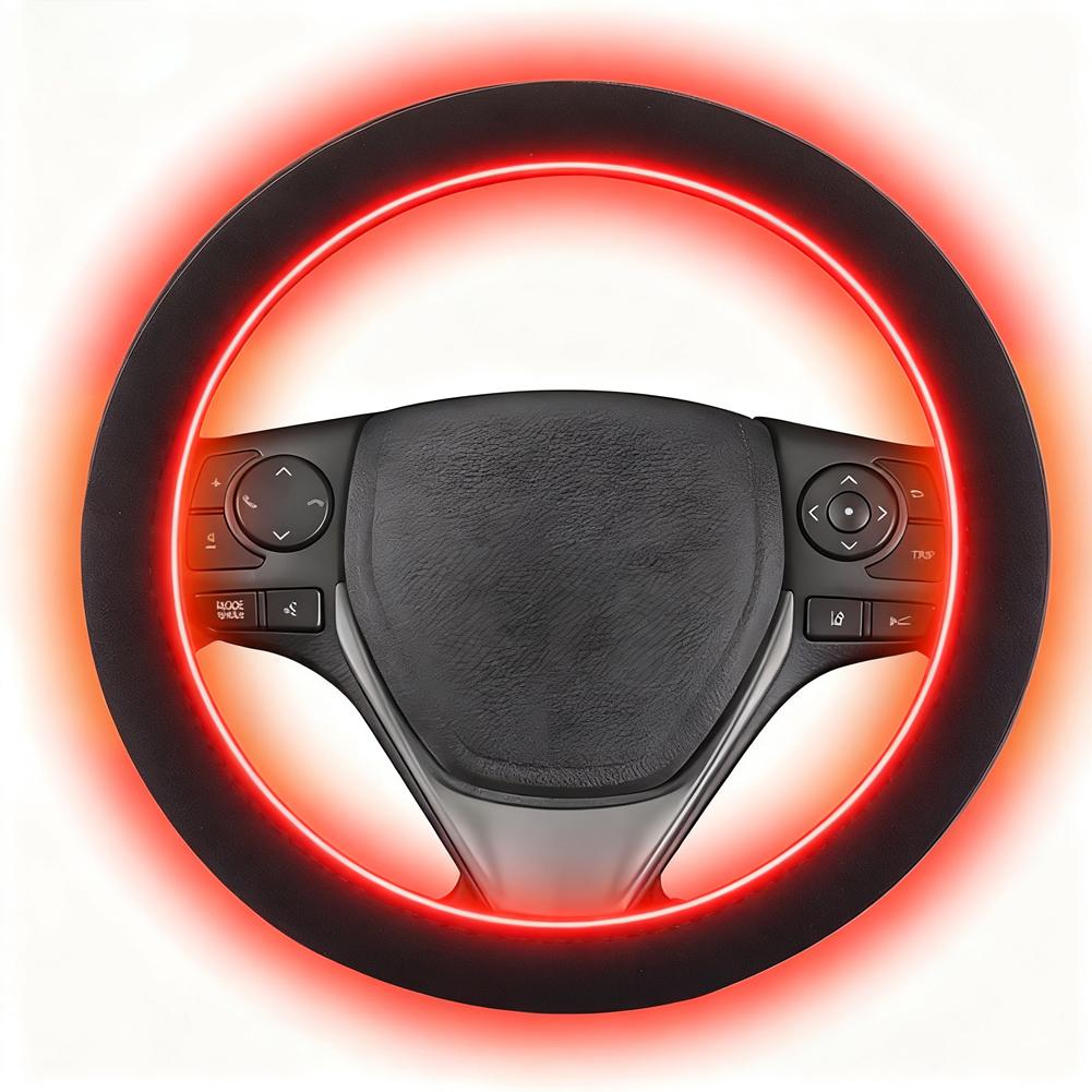 Steering Wheel Heating Cover Fast Heating Function Even Heating Simple Suitable for Steering Wheel Design Anti-slip Setting