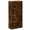 VidaXL Bookcase Smoked Oak 50x25x105 Cm Engineered Wood, Shelf, Bookshelf, Book Support, Cabinet of 852793