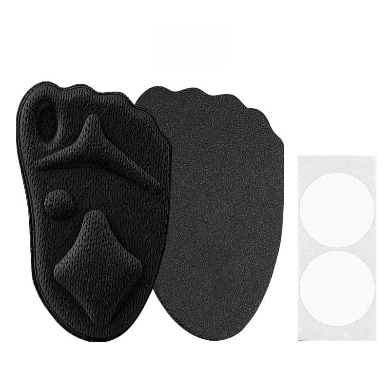 

4D Sponge Forefoot Pad High Heels Soft Size Adjustment Anti-pain Sole Pad Sweat-absorbing Breathable Non-slip Half Size Pad