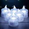 6/1Pcs LED Electronic Candle Battery Operated Flameless Tea Lights Wedding Christmas Birthday Party Decoration Candle Table Lamp