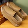 Fashion Handmade Casual Leather Shoes Handmade Men's Loafers Business Slip On Shoes Classic Soft Hiking Shoes Non-Slip Driving Footwear