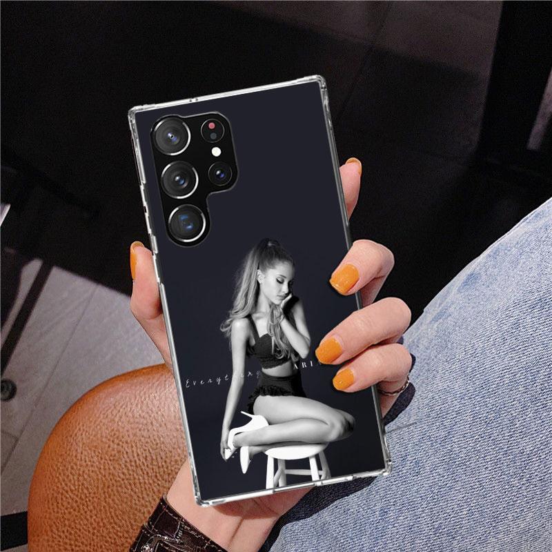 

A-Ariana G-Grande Phnoe Case for Samsung Galaxy S26 S25 Edge S23 S24 Ultra S22 Plus S21 S20 FE Unique Cover Soft Coque Galaxy S2 Samsung S20 Ultra