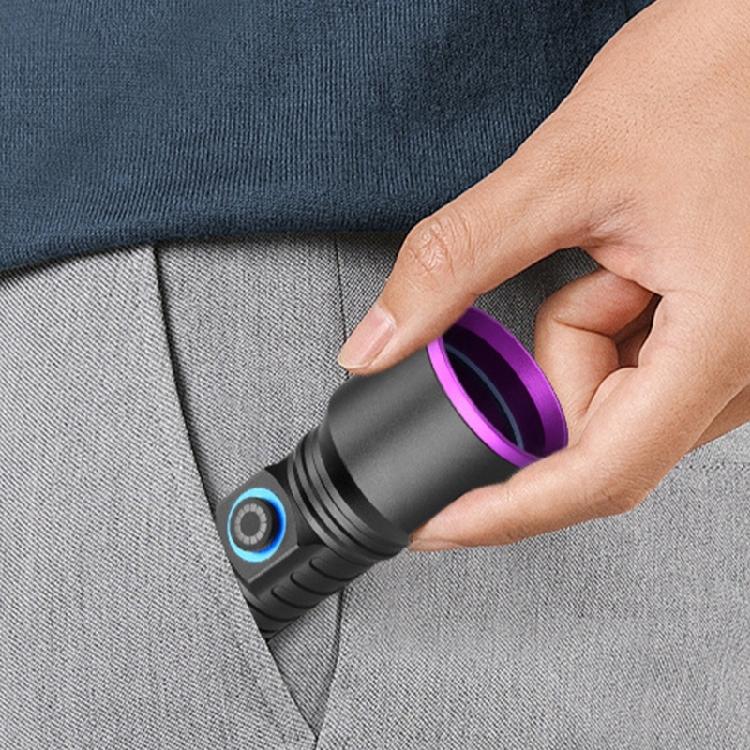 Aluminum Ultraviolets Torch Flashlight 138mm Body Length Great For Easy Handling During Prolonged Gemstones Appraisal
