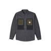 Shirts Men's Ink Black Lapel Moderate Workwear 10024167-A02