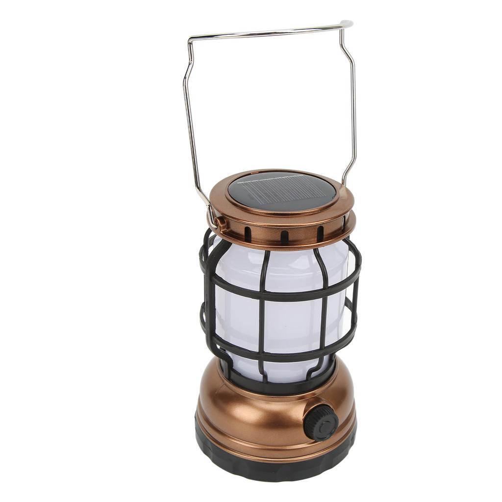 LED Camping Lantern USB Rechargeable Solar Powered Camping Light for Emergency Hiking Home