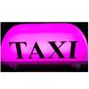 USB Rechargeable Battery Taxi Sign Light,Roof Taxi Sign with Magnetic Waterproof Taxi Cab Roof Top Illuminated Sign