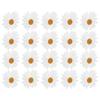 20pcs Daisy Flower Patch Decorative Clothing Sticker DIY Appliques IronOn Garment Accessory