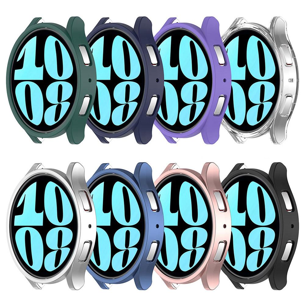 Ihåligt PC-skyddsfodral för Samsung Galaxy Watch 6 40mm 44mm Protector Shell Bumper för Galaxy Watch 6 Classic 43mm 47mm