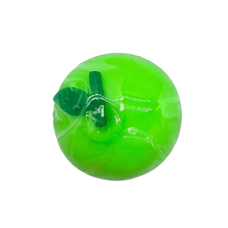 Fruit Shaped Squeezing Balls Red/Green Apple / Peach / Mango Stress Relieving Squeeze Toy Squishy Toy Ornament Gifts