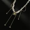 Nature Inspired Single Layer Bird Pendant Necklace Sturdy Alloy Chain Clavicle Chain For Casual Or Formal