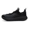 Li Ning Yun Yi Soft Rebound Breathable Thick Sole Increased Height Non-Slip Wear-Resistant Low-Top Casual Shoes Women sneaker Black AGLV134-1