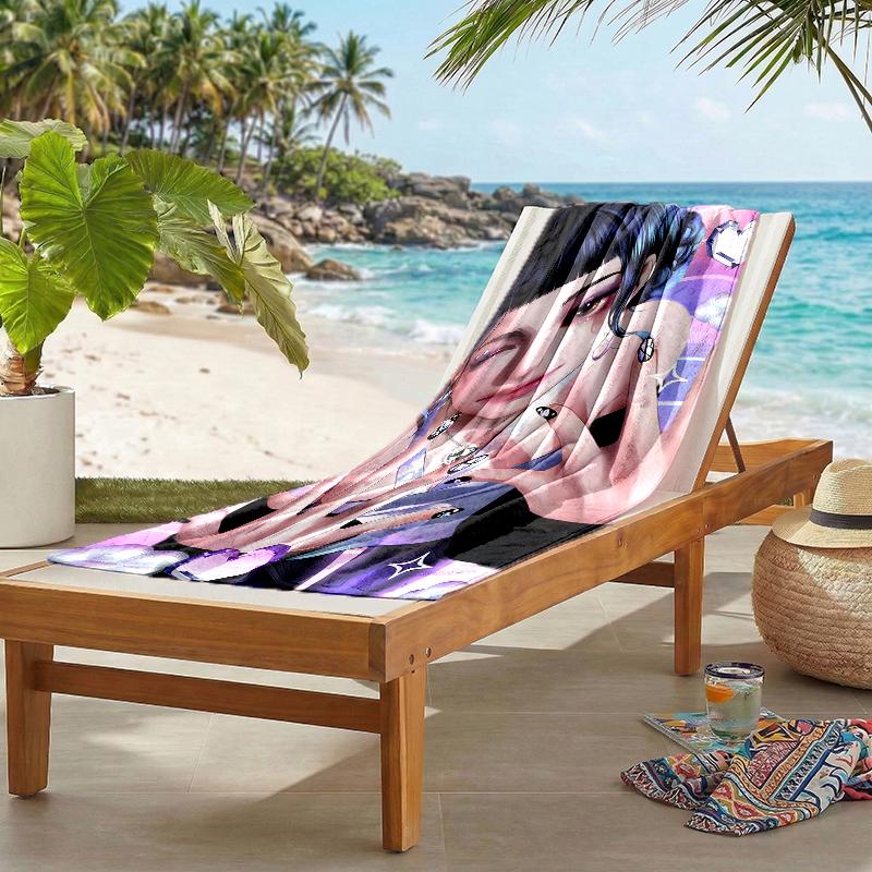 Kpop Hunter Fashion Beach Towel: Ideal for Summer Adventures Soft, absorbent and quick drying suitable for swimming and bathing