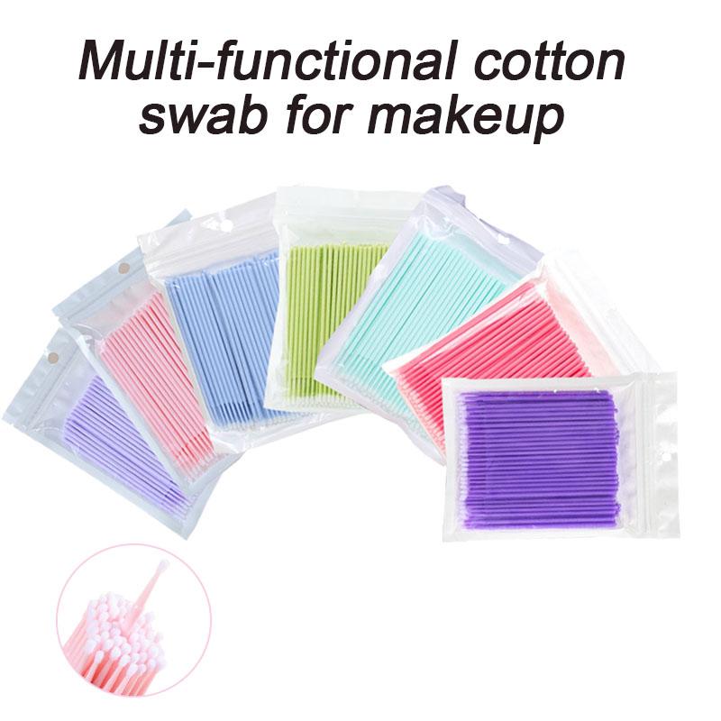 New 50/100pcs Eyelash Brushes Eyelash Extensions Spoolie Brush Eyebrow Comb Microbrush for Eyelashes HZS25
