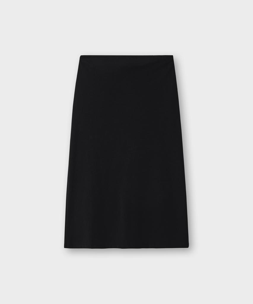 Deolil Bake Long Skirt_Black