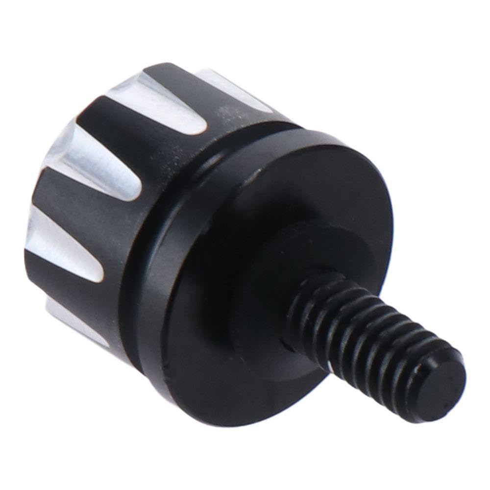 Qicarkey Motorcycle Rear Fender Seat Bolt Tab Screw Kit, Black