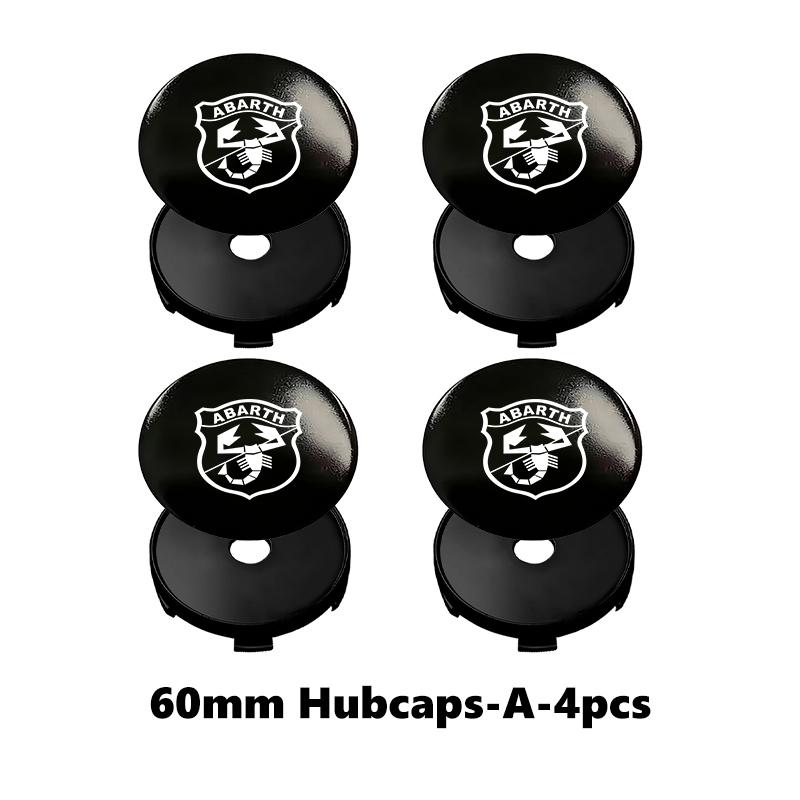 For Abarth Universal Car Wheel Center Hub Cap Auto Anti-Scratch Hub Protector FIAT 500 Tipo FR Panda Argo Freemont Bravo Punto