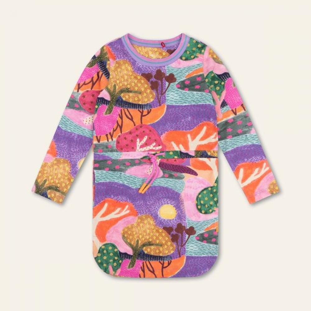 

Oilily Kids Dress Pattern Okgfeop013a purple (14)/104 (3-4 years old)