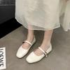 Spring/Autumn Fashion Buckle Single Women's Solid Color Model Square Toe Beautiful Casual and Comfortable Loafers