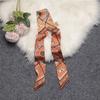 Luxury Horse Cloak Brand Scarf Fashion Design 100% Silk Scarf  Women Headwear Skinny Bag Hair Scarves Neckerchief