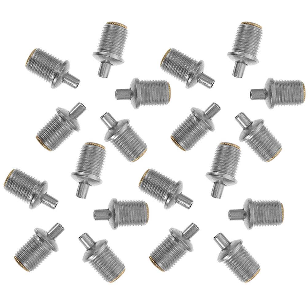 20Pcs Wire Rope Locker Cable Clip Screw Clamp Fittings Chandelier Wire Rope Fasteners Cable Clips Wire Rope Clamp Wire Rope серебряный