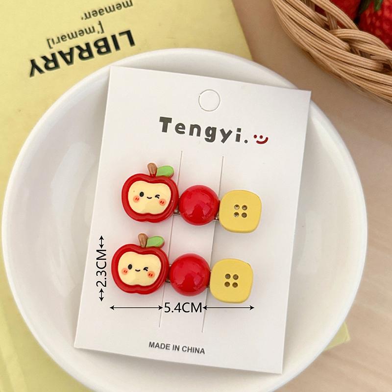 

Women S Sweet Girl Candy Color Cute Bear Hair Clip Lovelly Clips Girl Buttons Hairclips Hairpins Hair Accessories as the picture