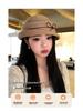 French Hepburn-Style Bowknot Women's Elegance: Rolled Brim Formal Bucket Hat