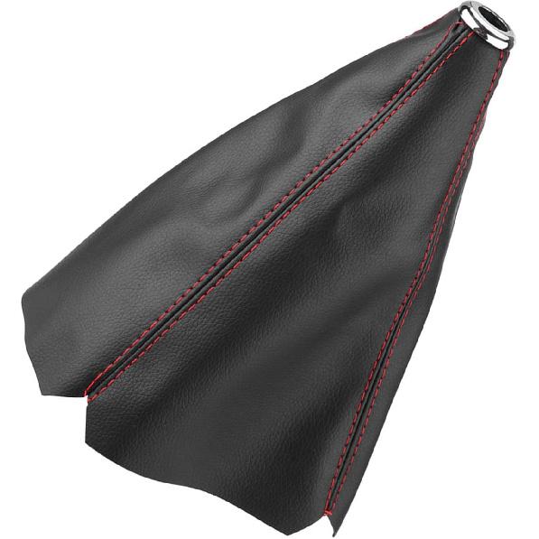 Zerone Shifter Boot, Universal PU Leather Shift Boot Retainer Stick Shift Gear Shifter Boot Gear Gaiter Cover Fit for Most Manual Cars