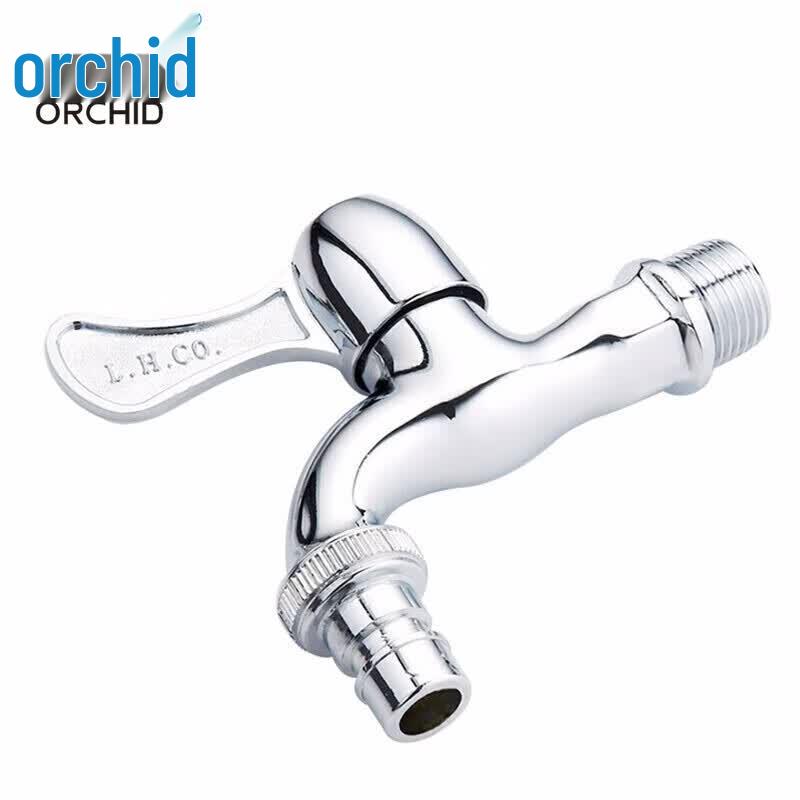 Lanhua Wall-Mounted Zinc Alloy Single Cold Faucet