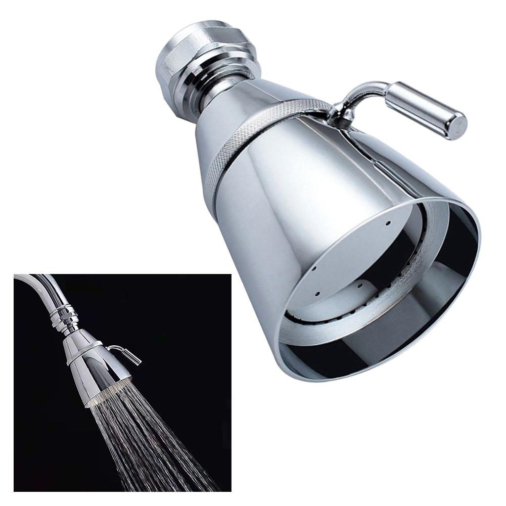 Rotatable Zinc Alloy Shower Head Adjustable 360 Degree Water Outlet Sprinkler for Bathroom Shower Installation