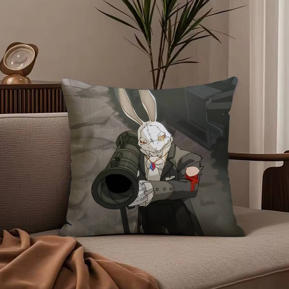 Game D-Devil m-May c-Cry Pillow Case Anti-dustmite Pillowcase Invisible zipper silky short plush Sofa cushion cover