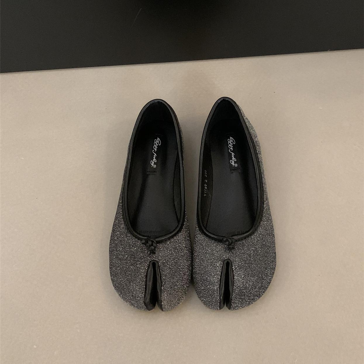 

Мода Байламос Осень Женские Модные Балетки С Раздельным Носком, Слипоны, Мягкий Плоский Каблук, Туфли Мэри Джейн, Повседневная Уличная Обувь 40