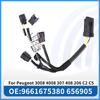 För Peugeot 206 207 3008 4008 5008 307 308 408 C4L C2 301 Sega nya Elysee bränsleinsprutningshärva kontakt 9661675380 656905