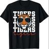 Vintage Tigers Inspirational Athletic Name Design Gift T-Shirt