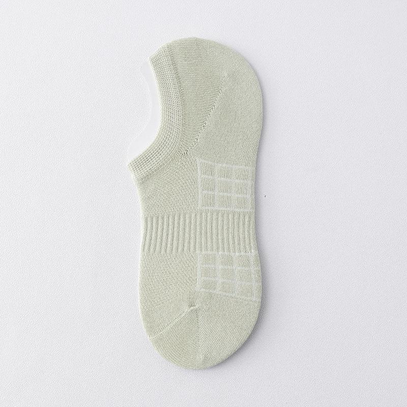Female Summer Thin Non Slip Do Not Fall with Net Eye Shallow Mouth Invisible Short Cotton Socks