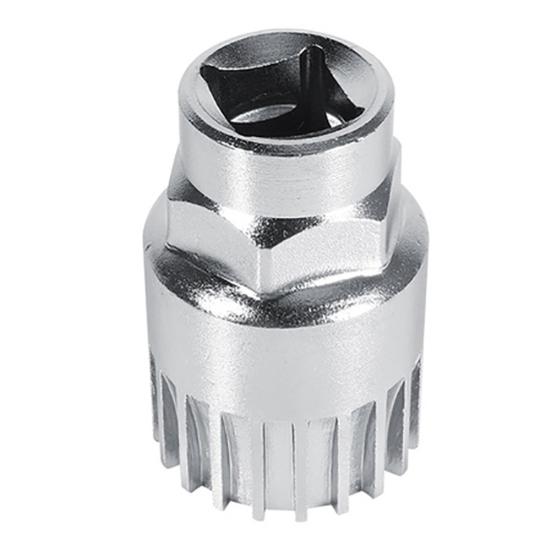 

Велосипед Квадратное отверстие Ось Рукав Каретка Съемник Инструмент для ремонта Аксессуары серебряный