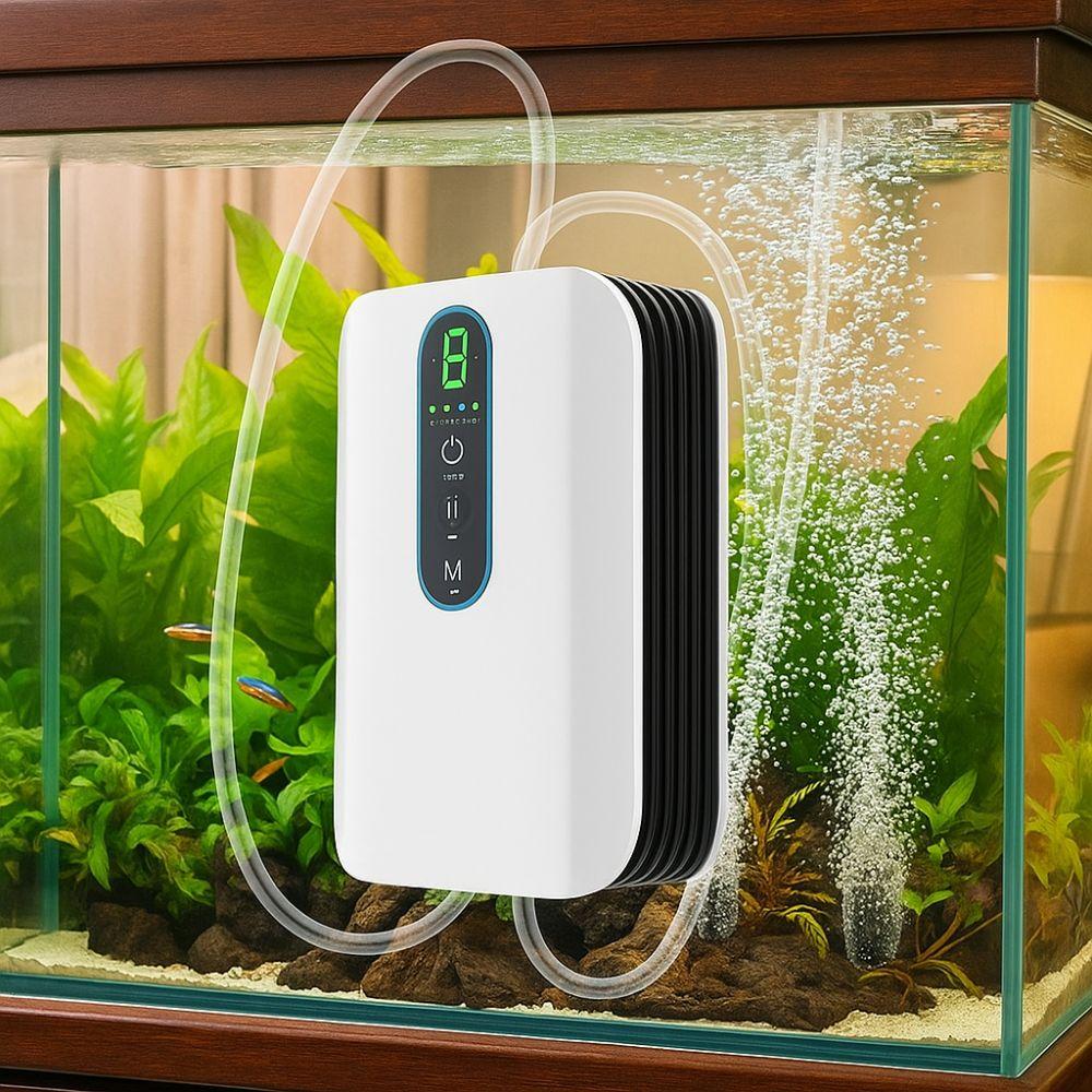 Dual-Purpose Fish Tank Air Pump Rechargeable Portable Air Pump Oxygen Compressor  Outdoor Fishing