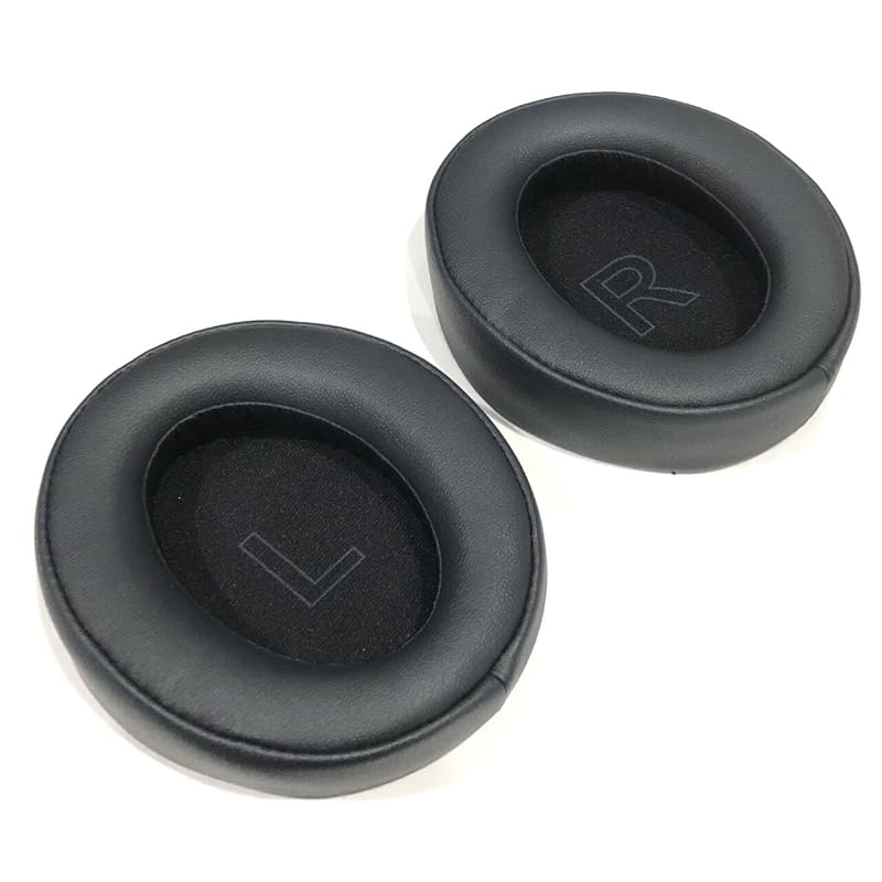 

audiophile for replacement leather ear pads for Anker Soundcore Life Q35 ear pads 1 pair black headphone soft foam 95×83mm