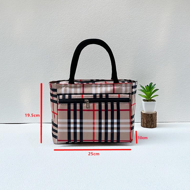 Waterproof Oxford Tote: Stylish Handbag for Middle-Aged Women - Perfect for Work and Outings