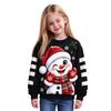 Sweatshirt de Noël pour Garçons et Filles, Haut Pull à Col Rond et Manches Longues